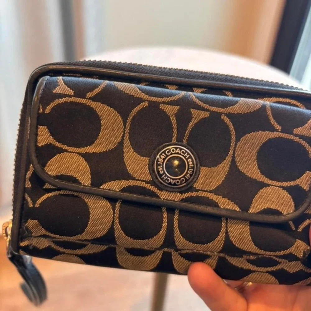 Coach monogram wallet, #y2k